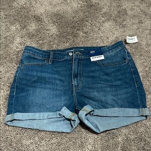 Old Navy Women's Dark Blue Jean Shorts